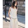TERRE BLEUE Women's Summer Vest & Wide-leg Pants Set