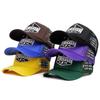 Novos Chapéus de Basebol Bordados com Letras Novos Unissexo Hip Hop Respiráveis Proteção Solar Pessoal Malha Versátil Moda de Rua Chapéus Trucker