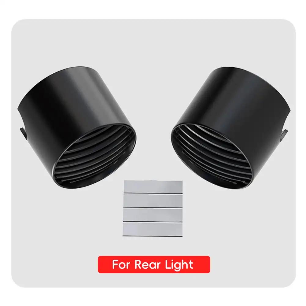 

2Pcs Motorcycle Tail Lights Cover Protection Grid Motor Front Rear Turn Signal Light Guard Cover For QJ150 250 500 600 700