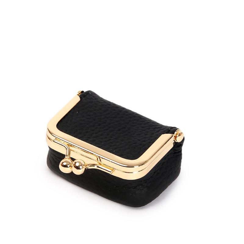 New Mini Compact Mouth Gold Bag Earrings, Rings, Necklaces, Jewelry Boxes, Coins, Coin Wallets, High-end Portable Storage Bags