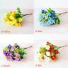 Realistic Bouquet of Silk Faux Flowers for Art Hall and Public Area Decor