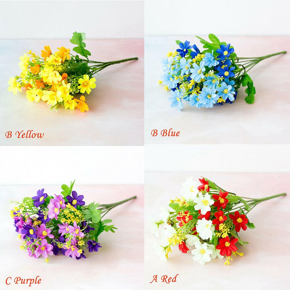 Реалистичный букет из искусственных шелковых цветов для декора зала искусств — фото 3