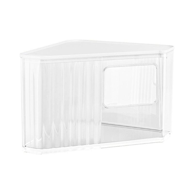 

Hamster Bathtub Box for Small Animals Hamster Bath Accessories Dust Bath Pet Hamster Bathtub Digging Sand Container білий