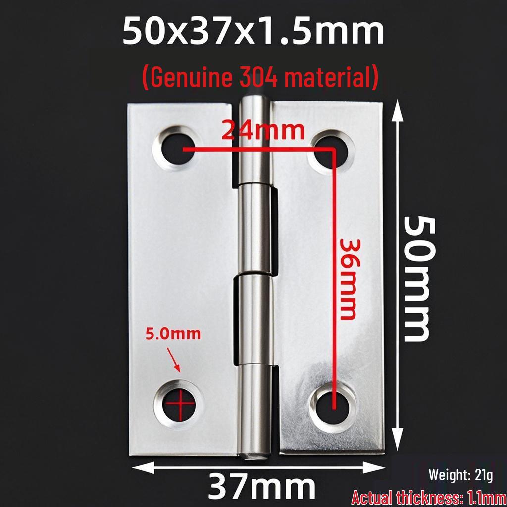 Stainless Steel Folding Casement Hinge for Doors, Windows, Wooden Boxes & Luggage (1-4 inches)