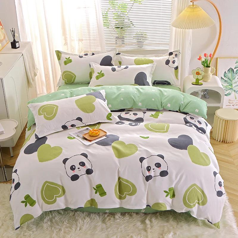 Comforter Girls Pink Flowers Colorful Spring Floral Bedding Set Reversible Print Polyester Comforter Girly