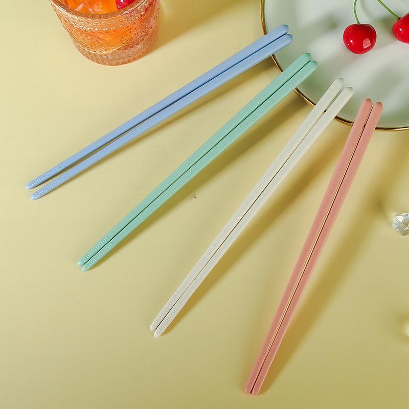 Portable Wheat Straw Chopsticks for Students, Office Workers, Heat-resistant and Anti-slip Chopsticks, Household Couple Chopsticks