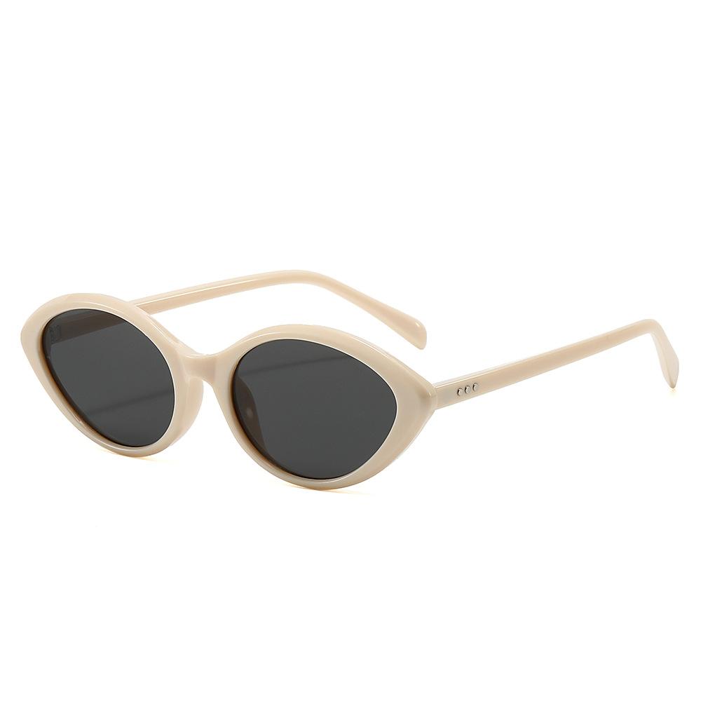 Small Frame Cat Eye Sunglasses Women'S Anti-Ultraviolet Sunshade Glasses Street Shooting Tide Sunglasses Women