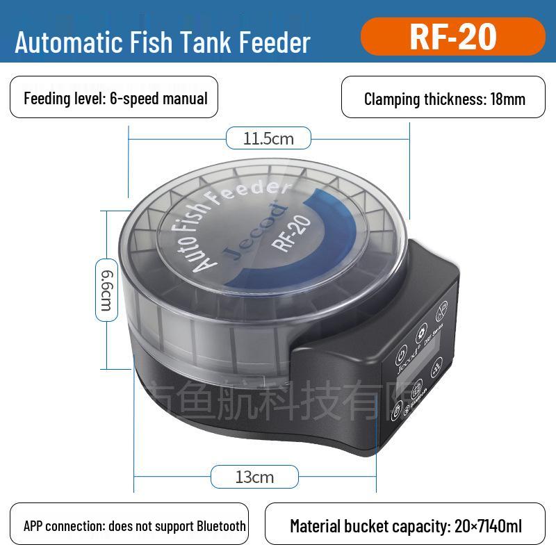 

Jiebao Small Round Fish Tank Feeder - Perfect for Aquariums and Marine Tanks