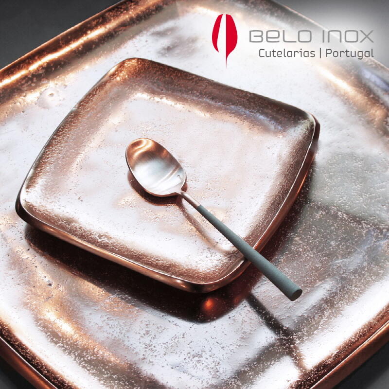 [belo inox] Gray Rose Gold Teaspoon Gift Set 4P