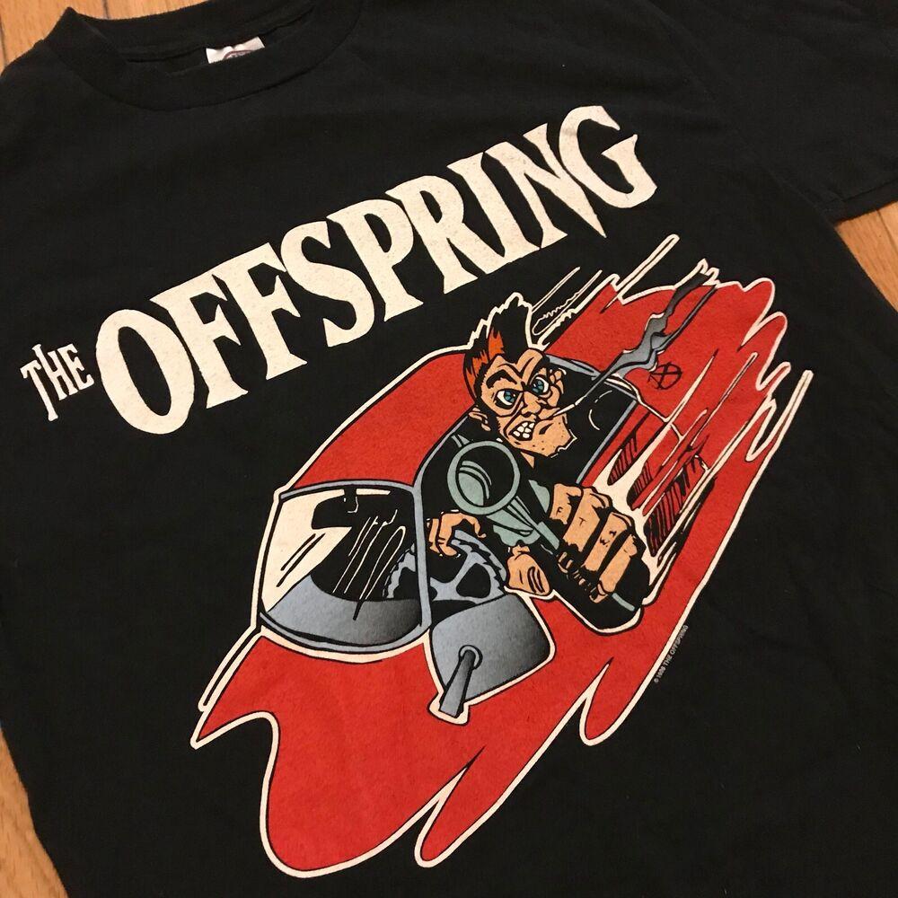 New 1998 The Offspring Bad Words T-Shirt Gift For Family Unisex T-Shirt L