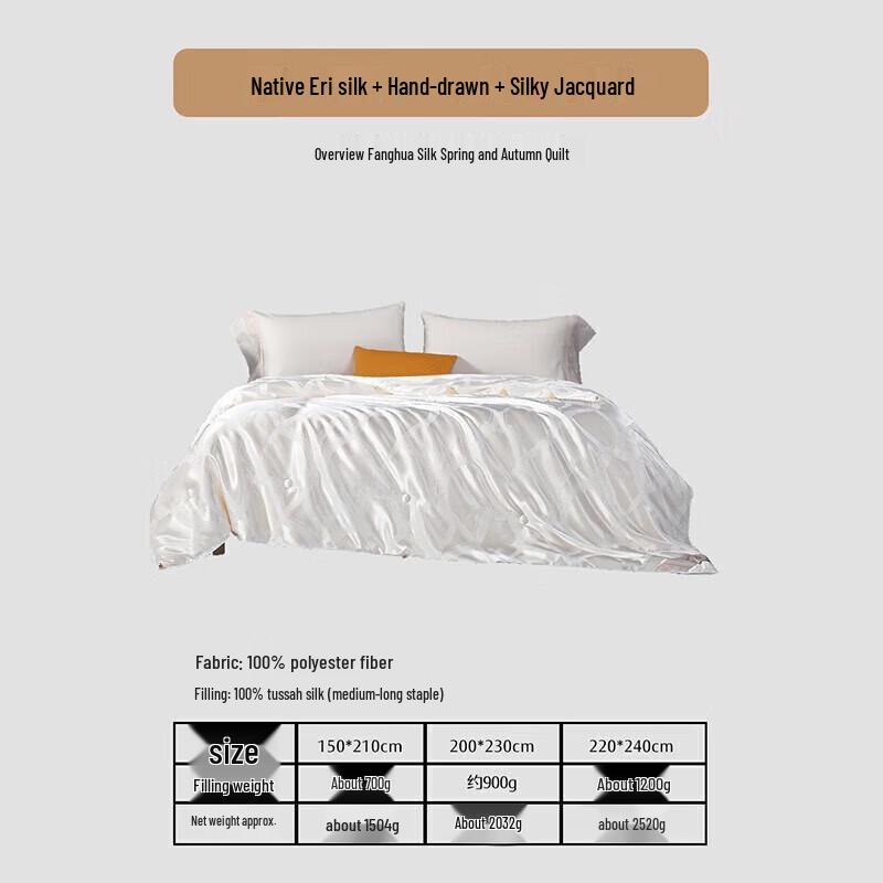 

Mercury European Jacquard Tussah Silk Quilt