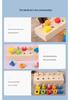 Educational Wooden Toy: Develop Cognitive & Fine Motor Skills with Colorful Nut-Shaped Pegs
