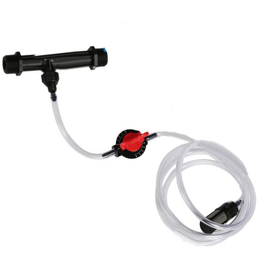 New 3/4" Garden Irrigation Device Fertilizer Injector Switch Water Hose Tube Set