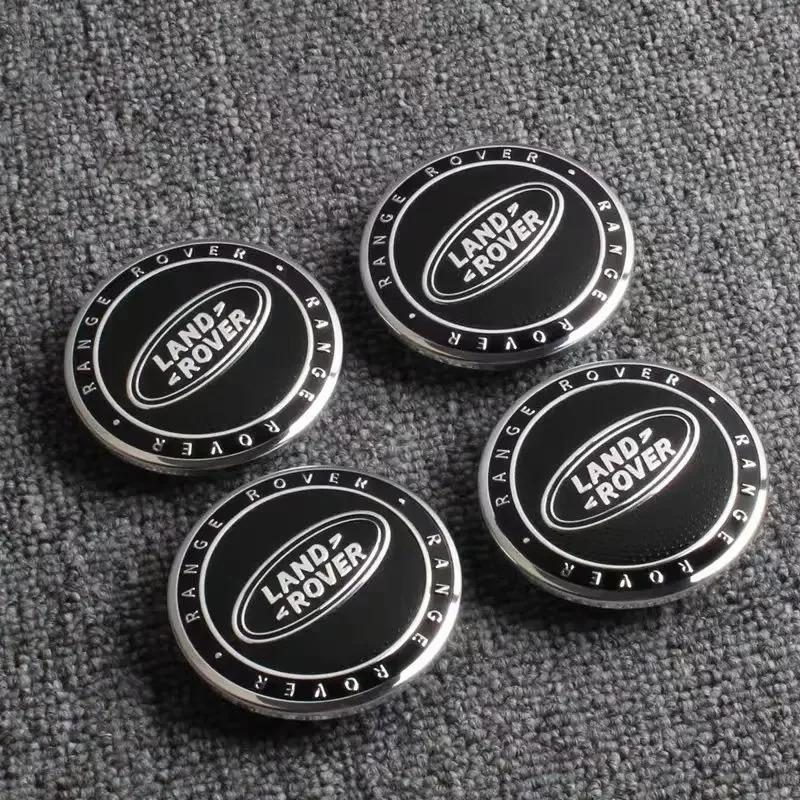 4pcs 62mm  Car Hub Center Cover Wheel Cap Logo Badge Emblem  Land Rover Discovery Range Rover Evoque Auto Accessories