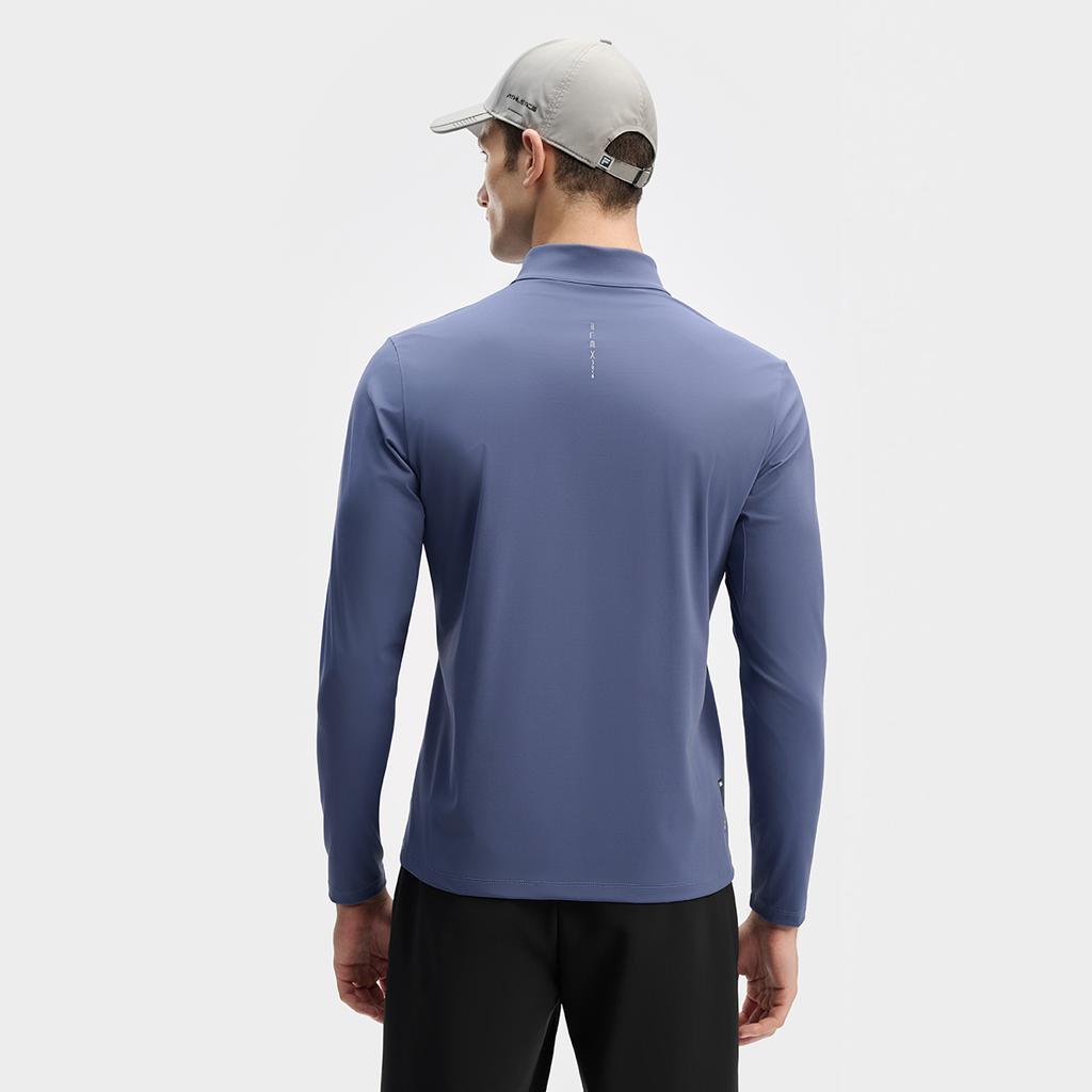 New FILA T Shirt Men's Bright Gray Blue A11M441216FBU