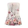 Tube-Tops für Damen, süßes, sexy, schulterfreies, ärmelloses T-Shirt mit Aufdruck