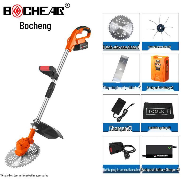 Bocheng Cordless Electric Weeder & Lawn Mower CN plug (adapter included)