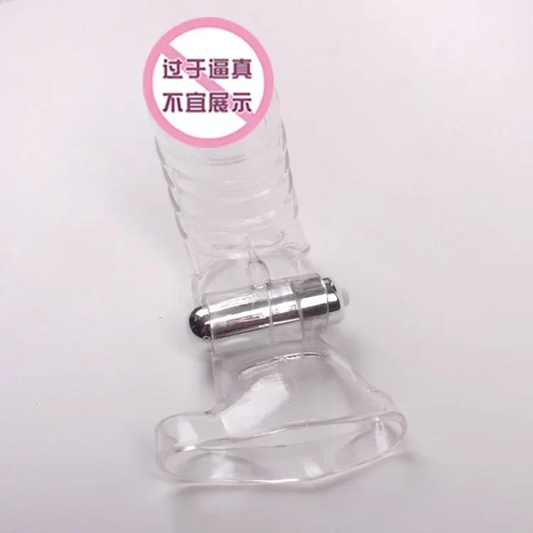 Triple Finger Vibrator Masturbation Clit GSpot Orgasm Massager Condom Dildo Rabbit Vibrating Stick Sex Toys for Women  Adult Toy