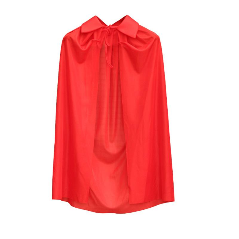 

Хэллоуинский плащ косплей мрачный жнец вампир ведьма мантия вечеринка взрослый дети однослойный черный плащ накидка 90cm