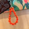 Strawberry Bag Charm Exquisite Mobile Phone Chain Trendy Fruit Beads Keychain  Daily
