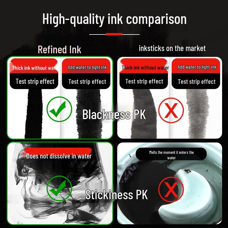 Chinese Painting Mali 500g Calligraphy Ink Four Treasures Of Study Large Capacity 100g Practice Brush Oil Smoke Ink