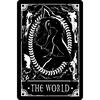 Deadly Tarot The World Tin Sign