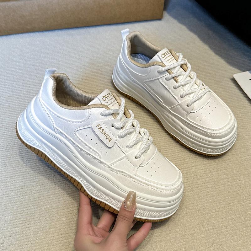 Fashion women's spring platform casual shoes heightening new student casual sports shoes