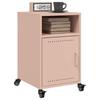 VidaXL Bedside Tables 2 Pcs Pink 36x39x59 Cm Steel, Cabinet, Bedroom Furniture, Phone Stand, Cabinet 846719