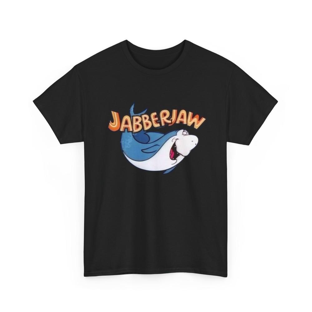 

Jabberjaw Tee, Shark Lover Shirt, Ocean Animal Graphic Top, Retro Cartoon TShirt L