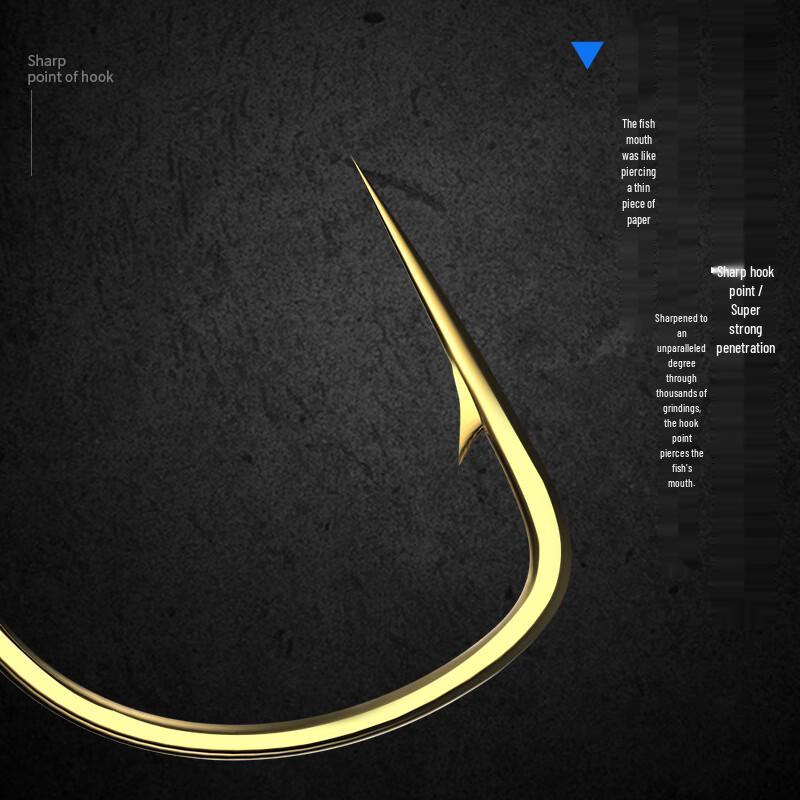 Oeny Haixi Barbless Pre-tied Fishing Hooks (40 Sets)