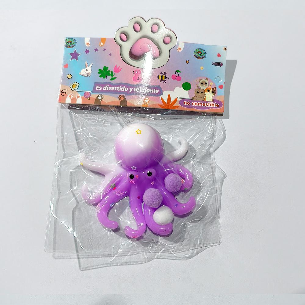 Squishy Meereskrake Knet-Fidget Simulation Stressabbau Langsames Rückfedern Dehnbar Sensorische Dekompression Geschenk
