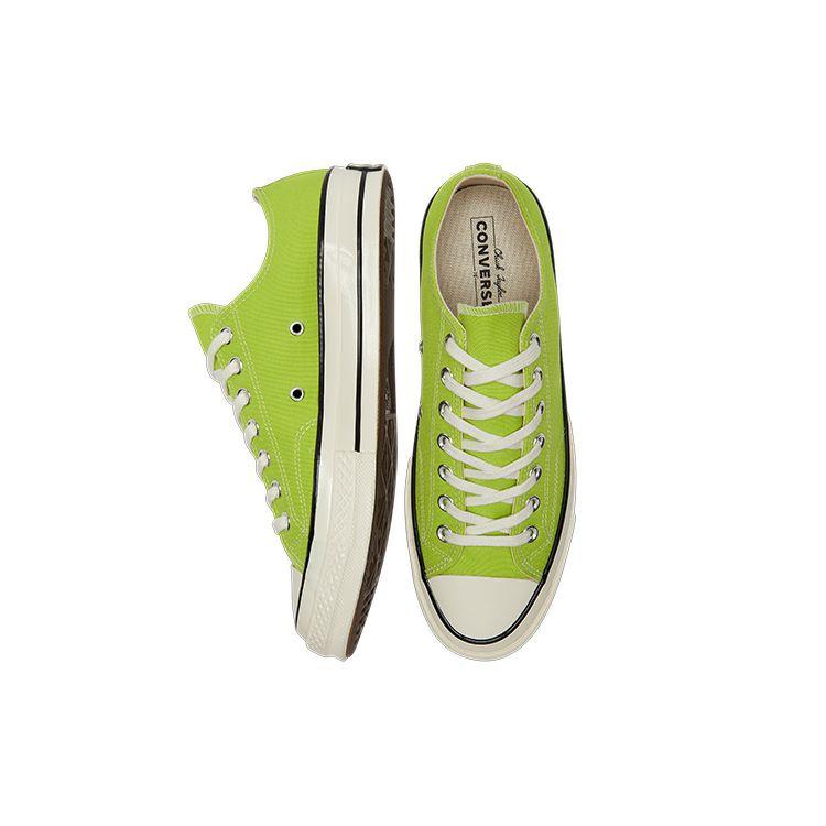 Converse Chuck 70 Low Lime Twist Unisex Sneakers Green Egret Black 172142C