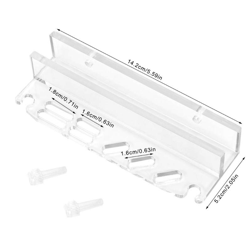 Multifunctional Water Plant Storage Rack Clear For Tweezer Aquatic Maintenance Tool Organization