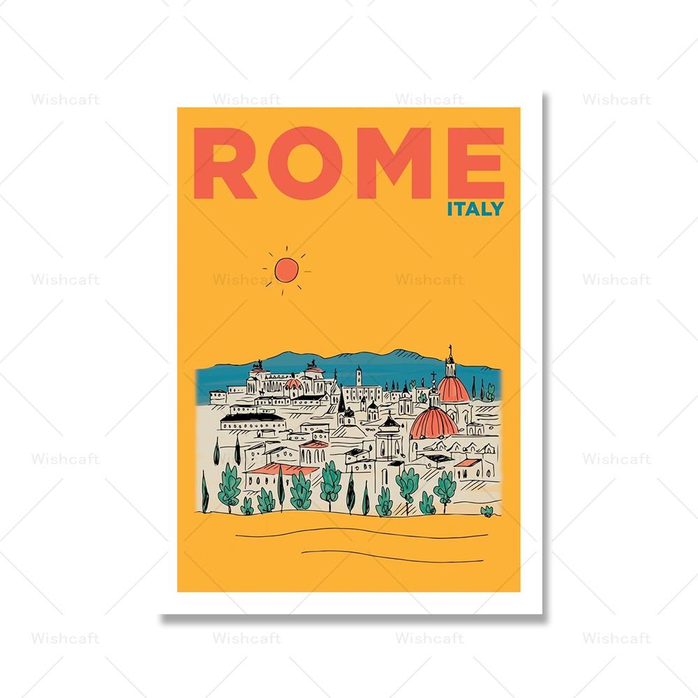 

Итальянский Пляж Бассейн Художественный Принт Постер Майорка Рим Лето Иллюстрация Побережье Амальфи Закат Холст Картина Декор Комнаты 21x30cm No Framed