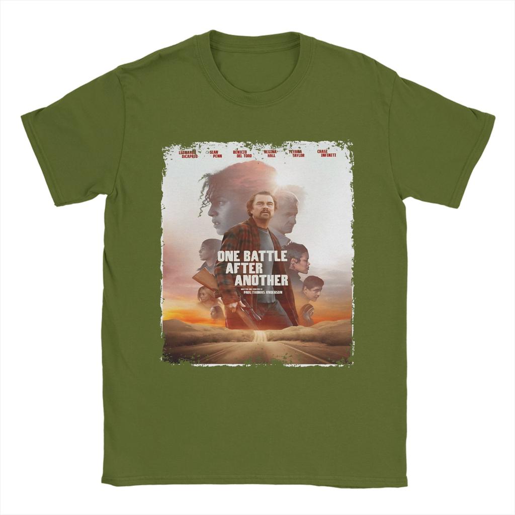 One Battle After Another T Shirt Summer Hipster T-Shirts Man Cotton O-Neck Plus Size Tees Short-Sleeve Y2K Basic Tshirt