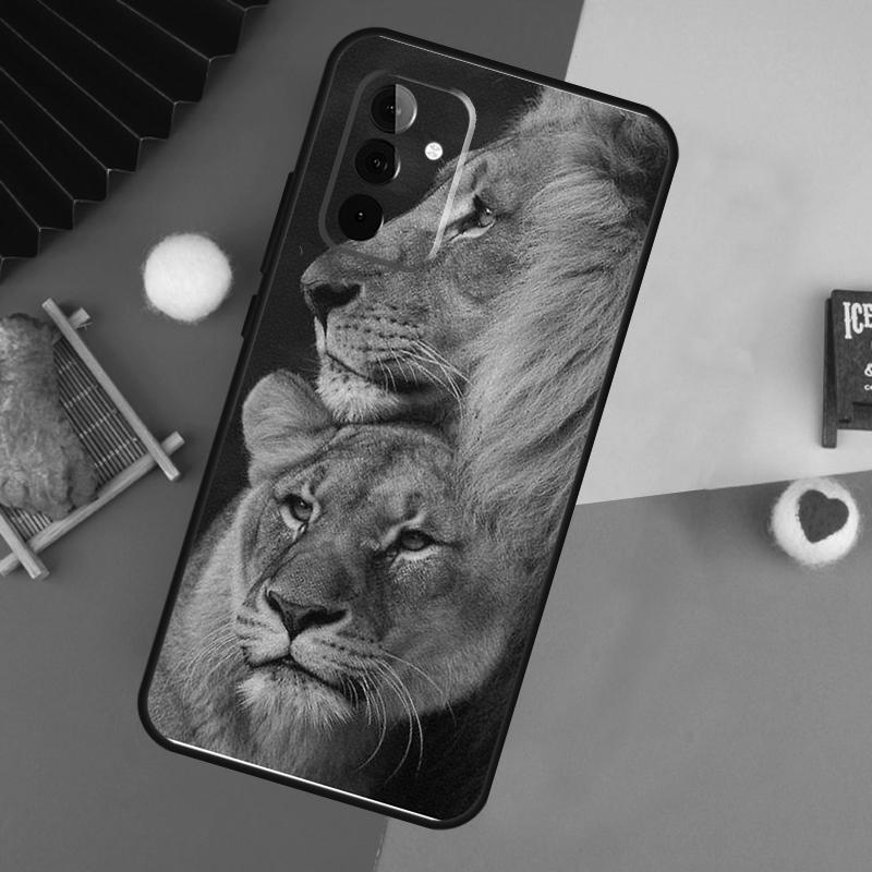 Leopard Tiger Lion Animal Case For Samsung Galaxy A56 A36 A16 A06 A13 A33 A53 A52 A32 A12 A54 A34 A14 A15 A35 A55 A17