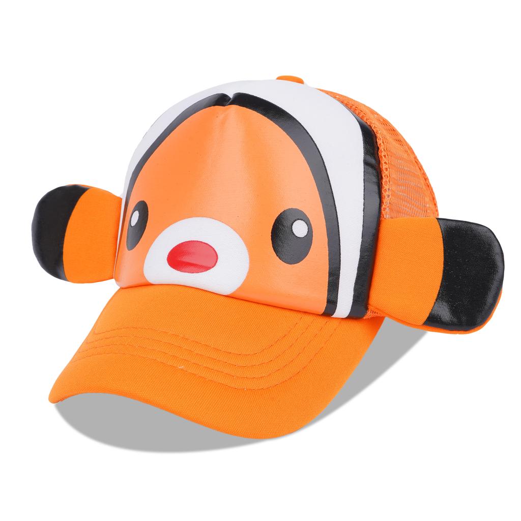 Toddler Cute Animal Baseball Cap Adjustable Kids Outdoor Sun Hats Baby Mesh Back Cap For Boys And Girls