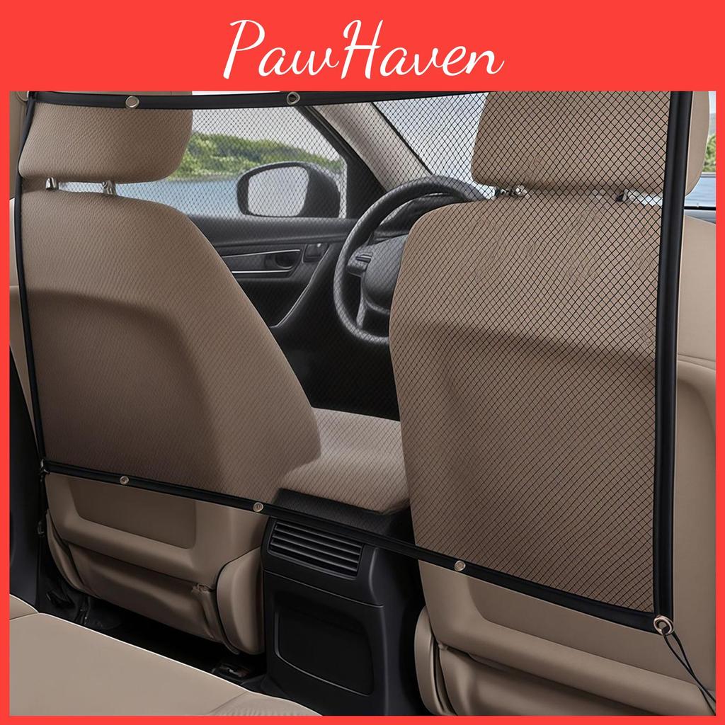 Dog Net Divider Barrier Car Pets Travel Accessories Protection Pets Backseat Mesh