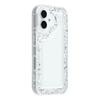 For iPhone 16 Case Glitter Epoxy Soft TPU Clear Back Cover