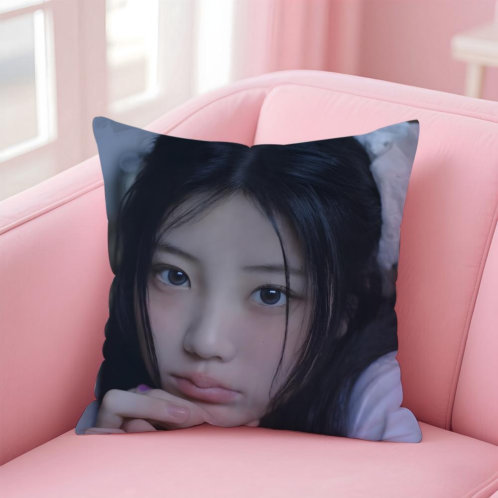 Fashion Star Fans Gift LLee Wonhee Cushion Cover Linen Pillowcase Cover Soft Decor for Sofa Home Room