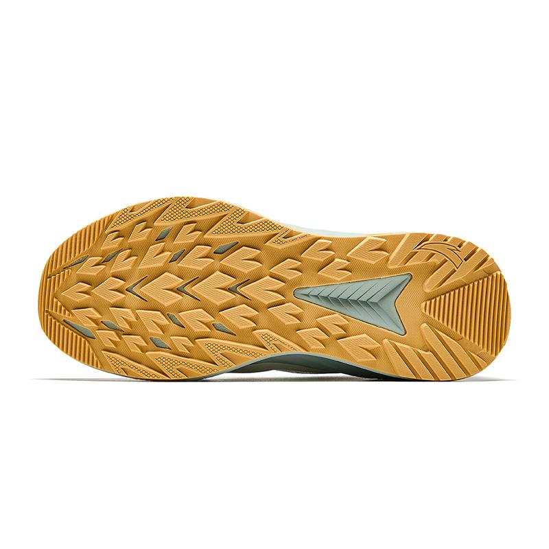 ANTA Tan Lin Men Outdoor Hiking Sandals Off White Light Green Gum 922528504-2