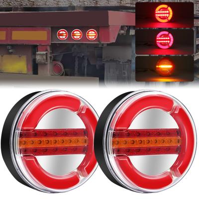 Aoling Truck Tail Lamp, General Purpose, Trailer Tail Lamp, Round, LED Truck Tail Lamp,