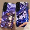 Game GI Mona Glass Mobile Phone Case for Samsung Galaxy A56 55 54 53 52 51 36 35 34 23 16 15 5G Colorful Cover