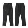 Spodnie Jeansowe Corteiz Alcatraz z Haftowaną Gwiazdą High Street Vintage Zniszczone Jeansy