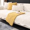 Chenier Sofa Cushions All Season Universal Anti Slip Leather Sofa Cover  Full Coverage High End Cushion Cover Fabric New Style