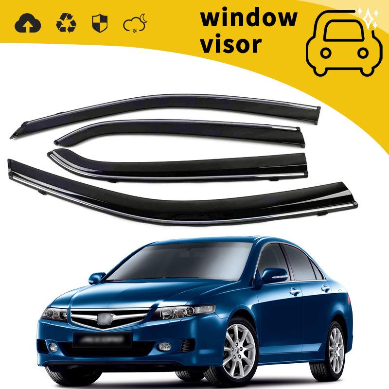 Fits 07-23 Honda Accord Door Rain Guards, Window Eyebrows & Rain Deflectors