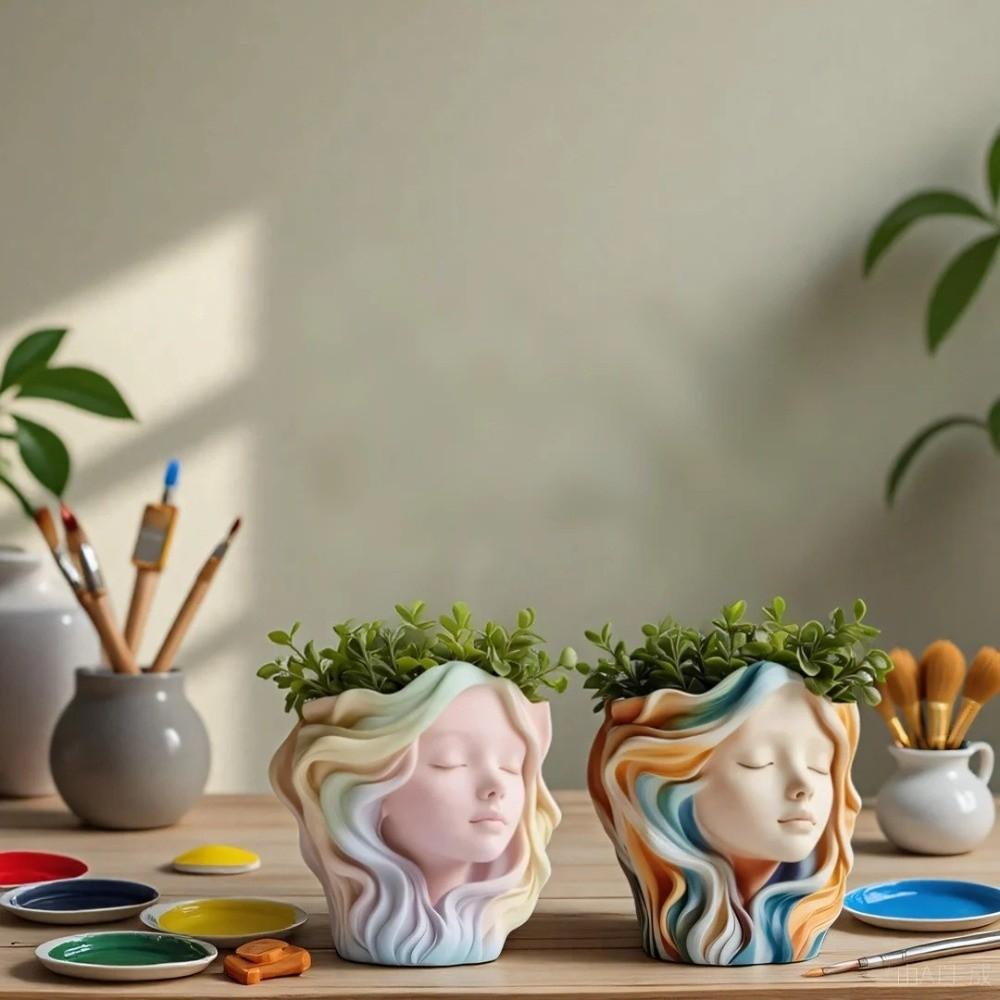 Decorative Silicone Candy Mold DIY Drip Glue Mold Creative Flower Pot Mold Mold  Wedding Decor