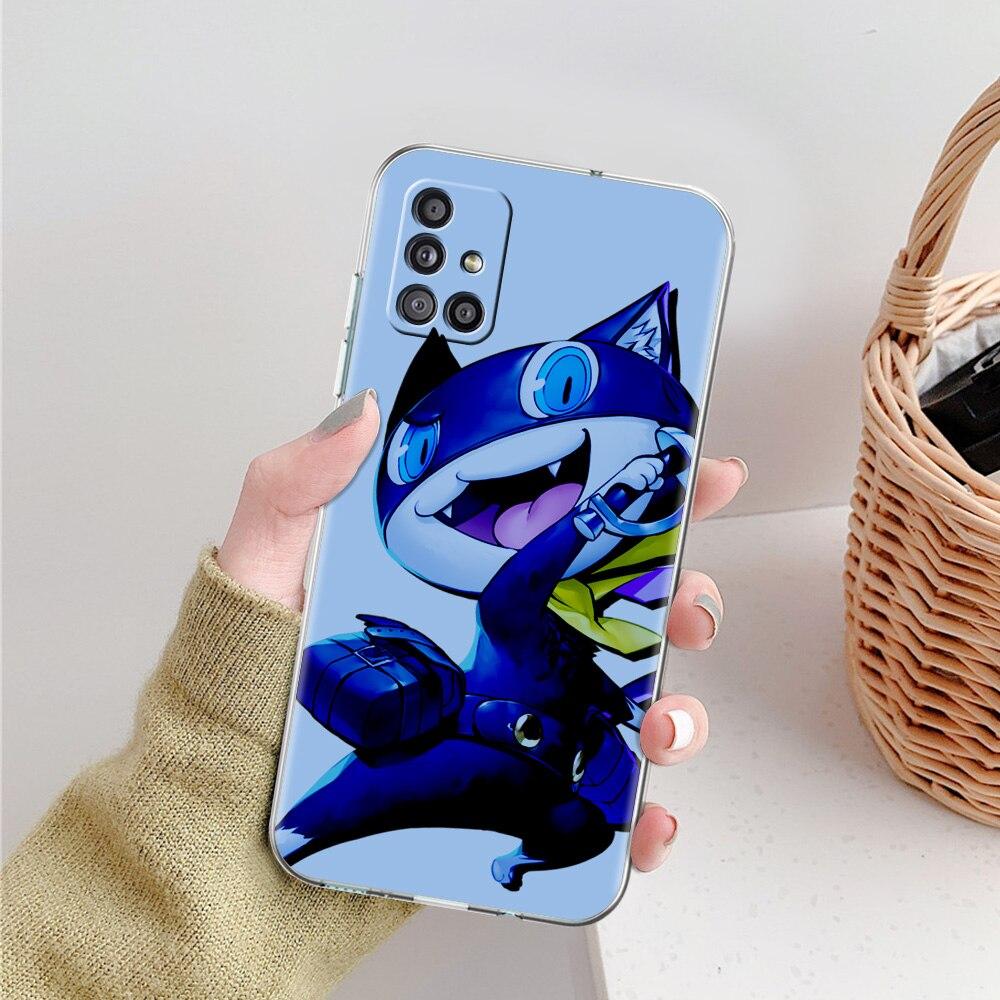 

Чехол для телефона Persona 5 P5 Joker для Samsung Galaxy A51 A71 A21S A12 A11 A31 A41 A52 A32 5G A72 A01 A50 A70 Силиконовый прозрачный чехол Samsung A50