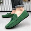 Fashion High-quality Mens Loafers Casual Shoes Fashion Men Leather Tassel Design Plus Size Moccasins Slip on Mens Flats Comfy Boat Shoes