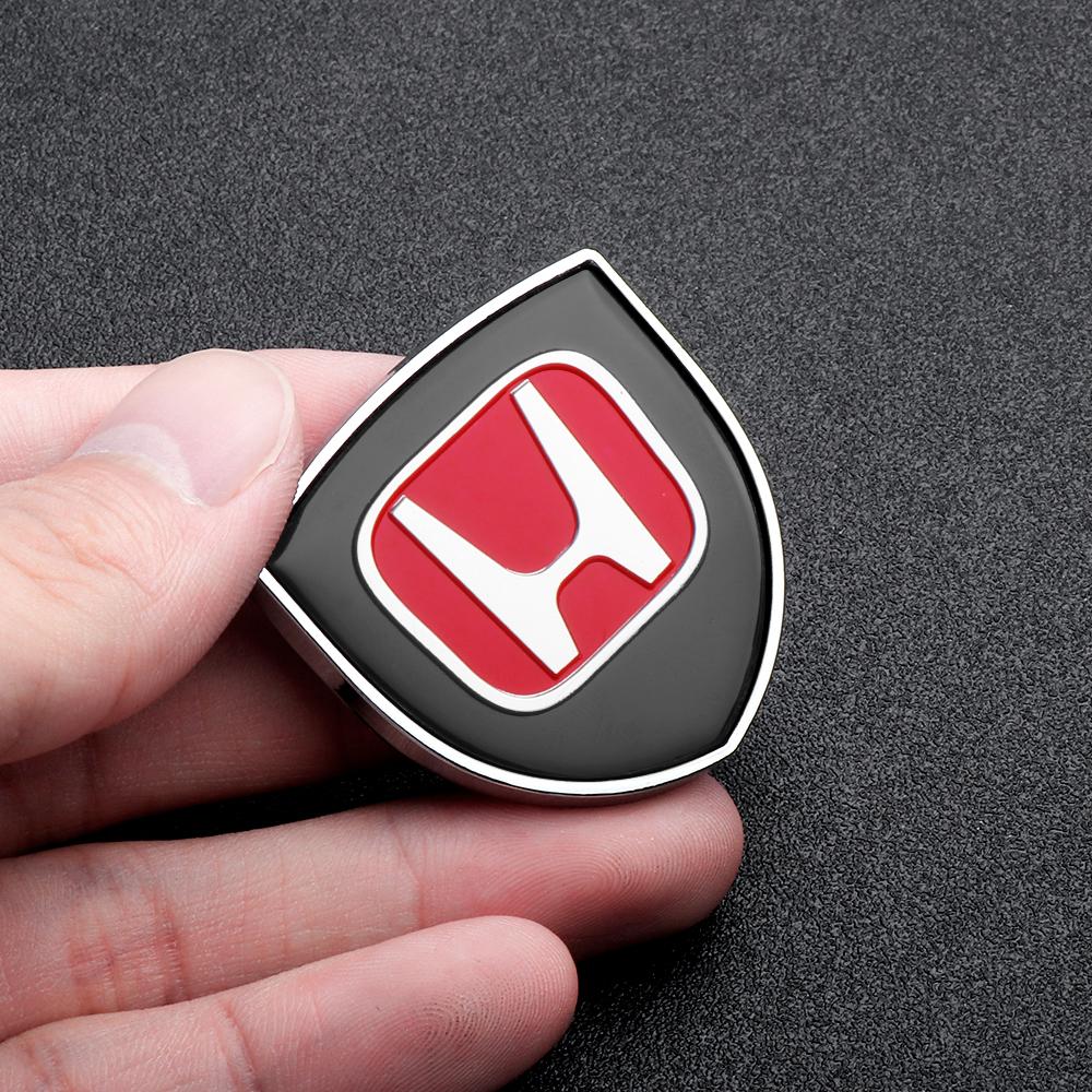 

3D Meta Styling Car Shield Sticker Auto Body Door Badge Sticker For Honda Type R Type S XR-V CR-V UR-V CR-Z Fit Mugen INSPIRE